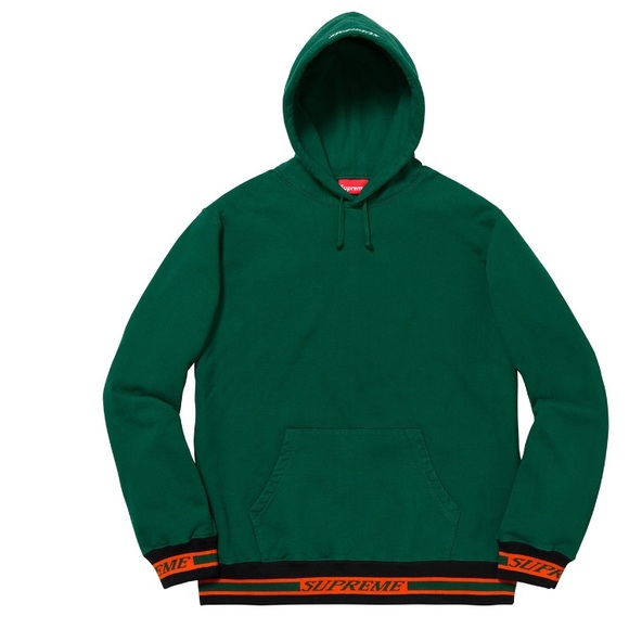 supreme rib hoodie